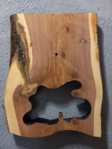 Mid Century Live Edge Cedar Handmade Pendulum Clock Blank Project Colorado - Picture 1 of 23