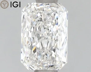RADIANT Cut CVD Lab Grown Diamond 1.06 Carat F Color VVS2 Clarity IGI Certified - Picture 1 of 8