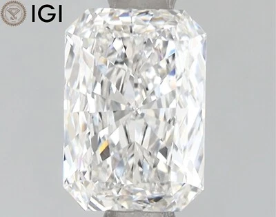 RADIANT Cut CVD Lab Grown Diamond 1.06 Carat F Color VVS2 Clarity IGI Certified - Image 1 of 4