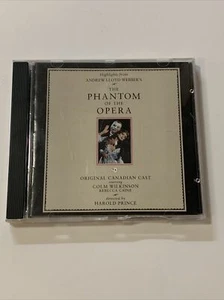 Phantom of the Opera CD Andrew Lloyd Webber Canadian Harold Prince - Picture 1 of 3