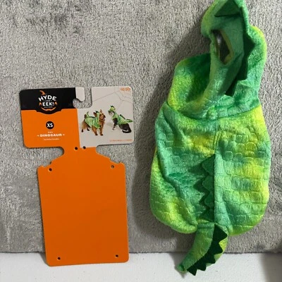 XS Perro Gato Ped Dinosaurio Disfraz Halloween Hasta 10 libras Foto 1 de 3