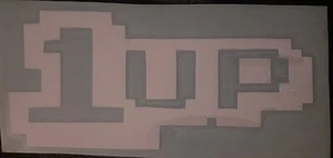 Mario Brothers 1up Vinyl Decal - Bild 1 von 1