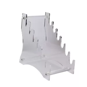 Knife Display Stand 6 Slots Desktop Display Rack for Hunting Knife Holder - Picture 1 of 8