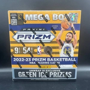 2022-23 Panini Prizm NBA Baloncesto SELLADO Mega Caja FANÁTICOS EXCLUSIVO HIELO VERDE - Imagen 1 de 1