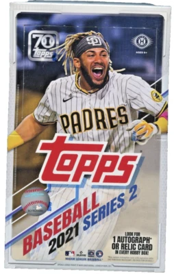2021 Topps Series 2 Hobby Box  Poss RC's of Jazz, Hayes + 1 Auto or Relic - Image 1 of 2
