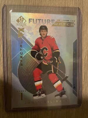 2018-19 UD SP Authentic UNSCRATCHED Spectrum Future Watch S-47 Juuso Valimaki - Image 1 of 2