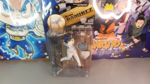 LOS ANGELES DODGERS.  MANNY RAMIREZ EXCLUSIVE MCFARLANE TOYS 2009 NEW  SEALED Cover