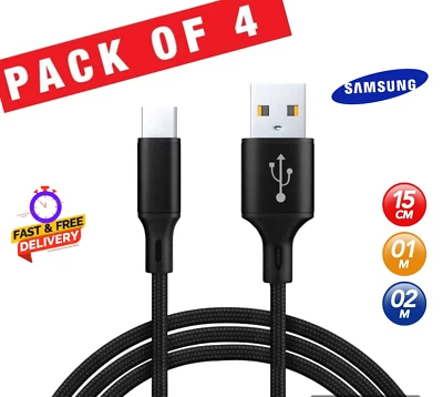 Fast Charging Cable USB C Type C Cable for Samsung Galaxy S8 S9 S10 S22 S23 S24 - Image 1 of 4