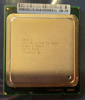 Intel Xeon E5-2650 2.00GHz 8-Core 20MB Server Processor SR0KQ 95W - Image 1 of 2