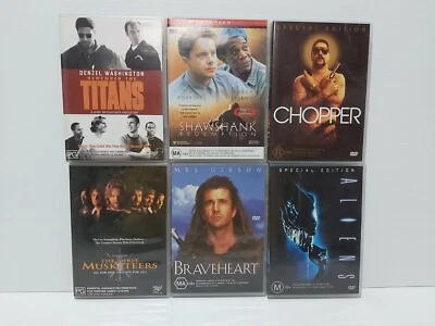  Mixed Movie  Bundle 6 x  DVD (DVD R4) R18+ - Image 1 of 2