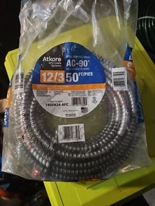 Afc Steel Armored Cable Ac-90 12/3 50ft - Picture 1 of 2