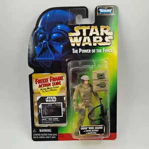 Star Wars POTF2 Freeze Frame FF Endor Rebel Trooper Soldier - Picture 1 of 2
