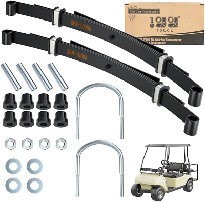Heavy Duty Rear Spring Kit for Club Car DS 1981-Up Golf Cart, 4 Leafs Spring wit - Image 1 of 4
