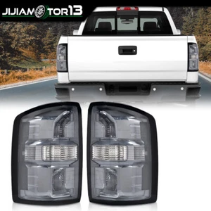 Fit For 2016-2019 GMC Sierra 2500 Smoke Tail Light Lamp Assembly Pair Left Right - Bild 1 von 9