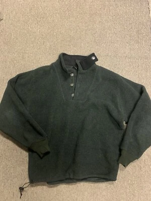 Summit Dog Men’s Large Fleece Sweater Pullover Made In USA Green - Image 1 of 4