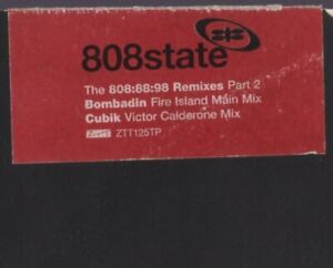 808 State - The 808:88:98 Remixes Part 2 (12", Promo)