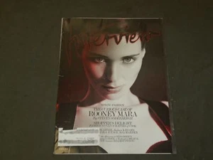 2013 MARCH INTERVIEW MAGAZINE - ROONEY MARA COVER - B 1415 - Imagen 1 de 2