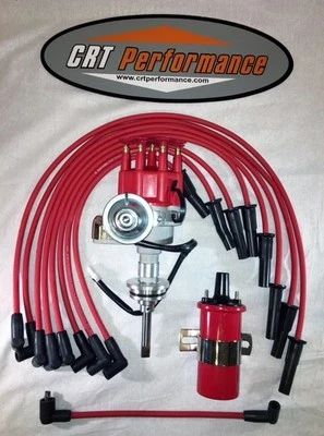 SB Mopar HEI Distributor RED Ready To Run Chrysler Dodge Kit 273 318 340 360 - Image 1 of 3