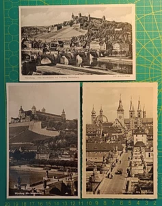 Germany postcards 1950, Wurzburg historical photographs,unused - Picture 1 of 14