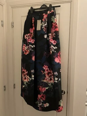 BNWT Coast Limited Edition floral dip hem maxi skirt. Size UK6. pockets, zip - Image 1 of 4