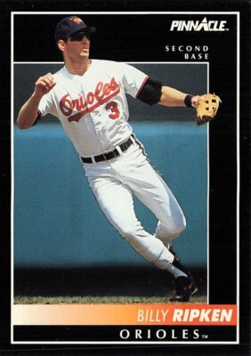 Billy Ripken #336 1992 Pinnacle Baltimore Orioles - Image 1 of 2
