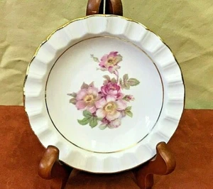SCHUMANN ARZBERG Golden Crown E&R Wild Rose Ashtray Dish Bavaria ~ CLEARANCE!! - Picture 1 of 4