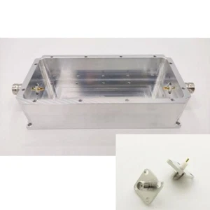 Rauscharme Verstärker Aluminium RF Shield Box + 2 SMA Buchsen 119x59x32mm - Bild 1 von 1
