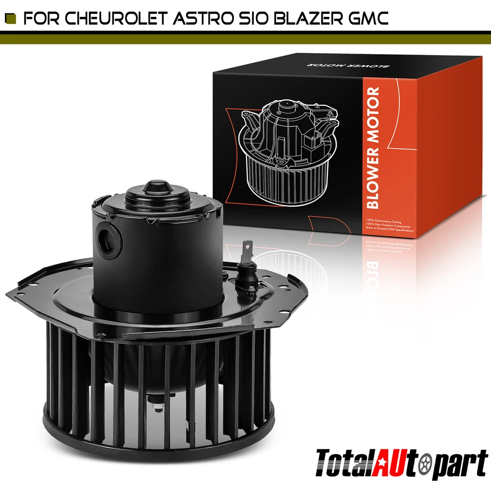Conjunto de ventilador de motor soplador de climatización para Chevrolet Blazer S10 GMC Jimmy S15 Oldsmobile Foto 1 de 4