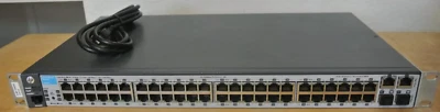 HP 2620-48 J9626A 48 PORT MANAGED L4 FAST ETHERNET SWITCH 2x SFP RACK EARS/PWR - Image 1 of 4