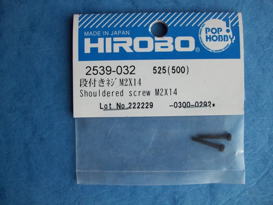 VINTAGE HIROBO 2539 032 SHOULDERED SCREW M2 X 14MM (2) 2539-032 NIP - Image 1 of 1