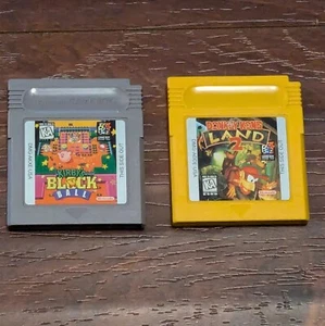 Donkey Kong Land 2 & Kirby's Block Ball Nintendo Gameboy Cartridges Only Tested - Picture 1 of 6