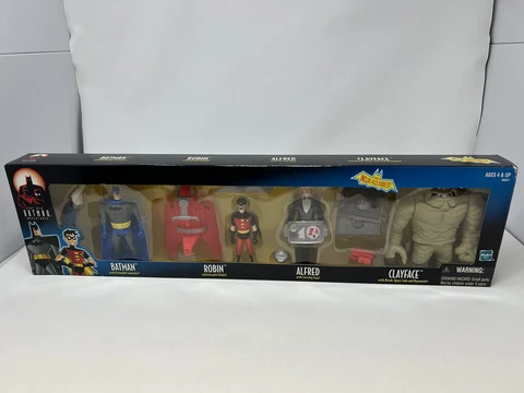 The New Batman Adventures: 4 Pack - Batman, Robin, Alfred, Clayface - NEW E1 Cover