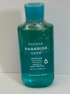 Bath & Body Works "PAPAYA PARADISE COVE" Micellar Body Wash 10 oz - Picture 1 of 3