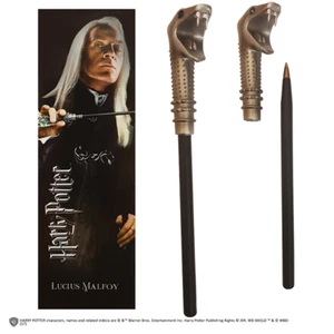 HP LUCIUS MALFOY WAND PEN AND BOOKMARK - Imagen 1 de 2