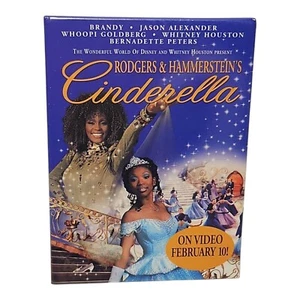 Cinderella Promotional Button Pin Movie Video Promo Rogers & Hammerstein's 90s - Picture 1 of 6