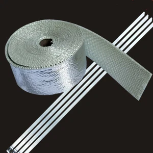 Asbestos-Free High Temperature Fireproof Fibre Cloth Tape ( Wide 5cm ) - Picture 1 of 4