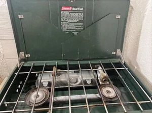 Coleman Camp Stove The Powerhouse Unleaded 414 Dual Fuel 2-Burner - Picture 1 of 24