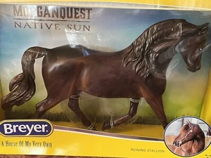 Caballos modelo Breyer Morganquest hígado castaño caballo Morgan - Imagen 1 de 4