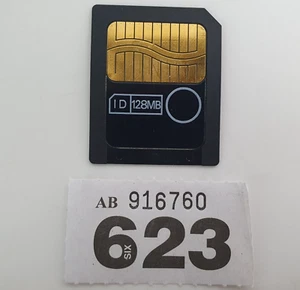 Tarjeta multimedia inteligente 128 MB para Fujifilm Olympus Korg Yamaha Roland Smartmedia - Imagen 1 de 3