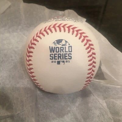 2021 World Series Official Game Baseball Houston Astros v. Atlanta Braves - Image 1 of 3