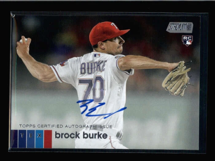 BROCK BURKE 2020 TOPPS STADIUM CLUB ON CARD ROOKIE AUTOGRAPH AUTO AZ6148 - Image 1 of 1