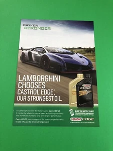 LAMBORGHINI CASTROL ACEITE ORIGINAL IMPRESO ANUNCIO IMPRESO IMPRESO IMPRESO - Imagen 1 de 1