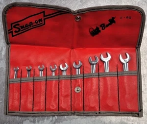 SNAP-ON OXI709SBK 9 Stck. 6 Punkt SAE Flankenantrieb Midget Kombi-Schraubenschlüssel (QTP026694) - Bild 1 von 6