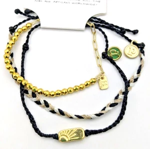 PURA VIDA BRACELET NWT SUNNY SIDE STYLE PACK BEACH SURFER JEWELRY FRIENDSHIP - Picture 1 of 1
