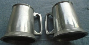 Krug Tassen Wilton Metall 4 3/4" hoch 2er Set - Bild 1 von 6