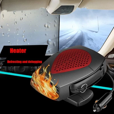 DC 12V 24V 150W 3 Air Outlet Car Fan Heater Cooler Windshield Defogger Defroster - Image 1 of 4