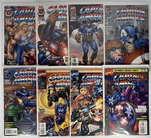 Capitán América #2, 4, 7-12 Vol. 2 (Lote de 8) Rob Liefeld Jim Lee Marvel 1996 casi nuevo - Imagen 1 de 14