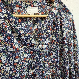 Melloday Nordstrom Damen klein Blumen Boho künstlerisch Cottagecore Bauernkern Top - Bild 1 von 17