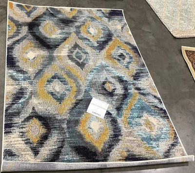 BLUE / MULTI 4'-0" x 5'-7" Flaw in Rug, Reduced Price 1172682194 MNC242J-4 - Image 1 of 4