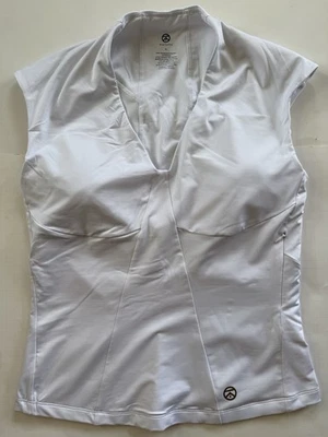 Camiseta deportiva Kinflyte Unity V blanca soporte postura ecológica talla XL Foto 1 de 4